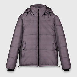 Куртка зимняя мужская Ежевичный однотонный текстурированный, цвет: 3D-черный