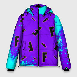 Куртка зимняя мужская Fortnite neon steel colors epic, цвет: 3D-светло-серый