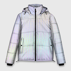 Куртка зимняя мужская Бледный сиреневый тай-дай, цвет: 3D-светло-серый