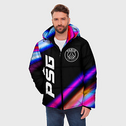 Куртка зимняя мужская PSG speed game lights, цвет: 3D-черный — фото 2