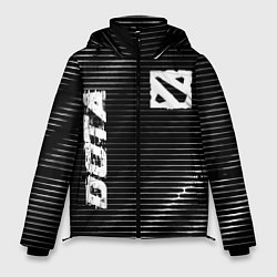 Куртка зимняя мужская Dota metal game lines, цвет: 3D-черный