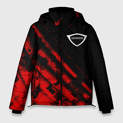 Куртка зимняя мужская Genesis sport grunge, цвет: 3D-красный