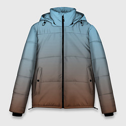 Куртка зимняя мужская Текстура градиент, цвет: 3D-черный
