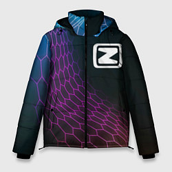 Мужская зимняя куртка Zotye neon hexagon