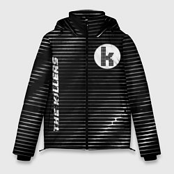 Куртка зимняя мужская The Killers metal rock lines, цвет: 3D-черный