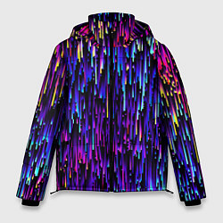 Куртка зимняя мужская Радужный дождь, цвет: 3D-черный
