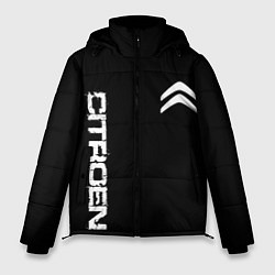 Куртка зимняя мужская Citroen logo white, цвет: 3D-красный