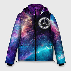 Куртка зимняя мужская Mercedes space auto, цвет: 3D-черный