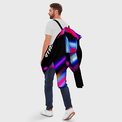 Мужская зимняя куртка Portal fast light neon stripes / 3D-Черный – фото 5