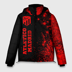 Мужская зимняя куртка Atletico Madrid - red gradient по-вертикали