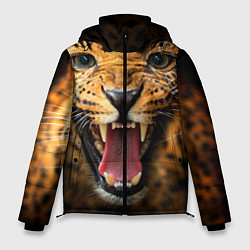 Мужская зимняя куртка Рык леопарда
