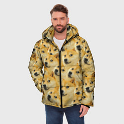 Куртка зимняя мужская Doge, цвет: 3D-черный — фото 2
