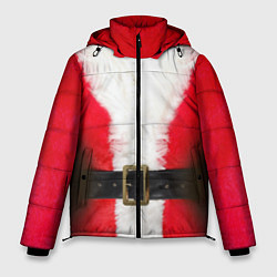 Куртка зимняя мужская Дед мороз, цвет: 3D-черный