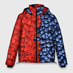 Куртка зимняя мужская Ягодка, цвет: 3D-красный