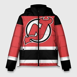 Куртка зимняя мужская New Jersey Devils, цвет: 3D-черный