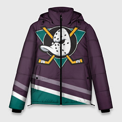 Куртка зимняя мужская Anaheim Ducks Selanne, цвет: 3D-черный