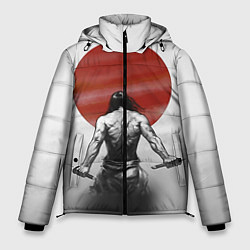 Куртка зимняя мужская Ярость самурая, цвет: 3D-черный
