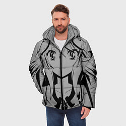 Куртка зимняя мужская No Game No Life, цвет: 3D-черный — фото 2