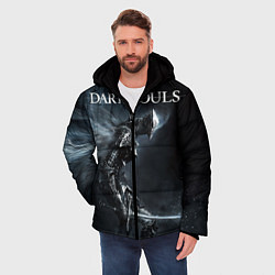 Куртка зимняя мужская Dark Souls, цвет: 3D-черный — фото 2