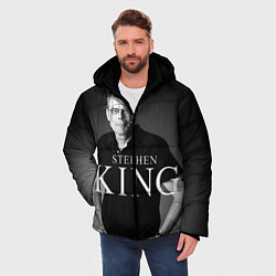 Куртка зимняя мужская Стивен Кинг, цвет: 3D-красный — фото 2