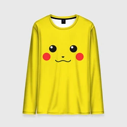 Лонгслив мужской Happy Pikachu, цвет: 3D-принт