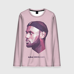 Лонгслив мужской LeBron James: Poly Violet, цвет: 3D-принт