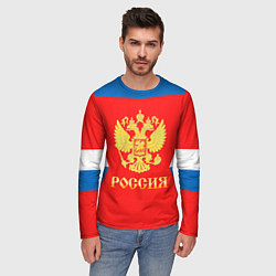 Лонгслив мужской Сборная РФ: #87 SHIPACHEV, цвет: 3D-принт — фото 2