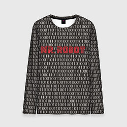 Мужской лонгслив Mr. Robot: Binary code