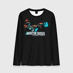 Лонгслив мужской Watch Dogs 2, цвет: 3D-принт