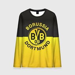 Лонгслив мужской Borussia Dortmund FC, цвет: 3D-принт