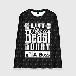 Мужской лонгслив Lift Like A Beast Squat