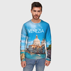 Лонгслив мужской Венеция - архитектура, цвет: 3D-принт — фото 2