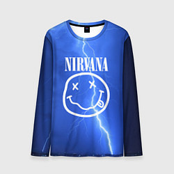Лонгслив мужской Nirvana: Lightning, цвет: 3D-принт