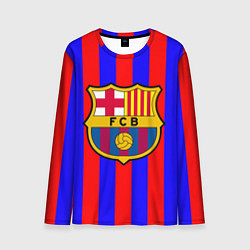 Лонгслив мужской Barca FCB Club, цвет: 3D-принт