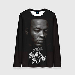 Лонгслив мужской Dr. Dre: 100% Beats, цвет: 3D-принт