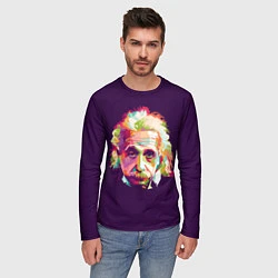 Лонгслив мужской Альберт Эйнштейн: Арт, цвет: 3D-принт — фото 2