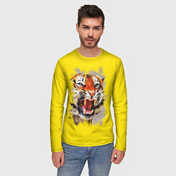 Лонгслив мужской Tiger Art, цвет: 3D-принт — фото 2