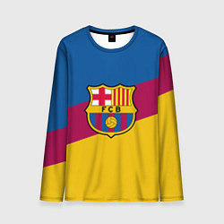 Лонгслив мужской FC Barcelona 2018 Colors, цвет: 3D-принт