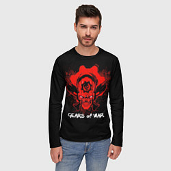 Лонгслив мужской Gears of War: Red Skull, цвет: 3D-принт — фото 2