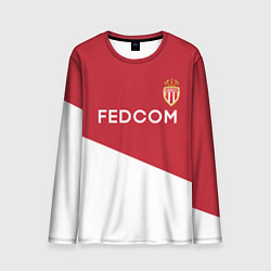 Лонгслив мужской Monaco FC: Mbappe Red Home 17/18, цвет: 3D-принт