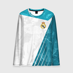 Лонгслив мужской FC Real Madrid: Abstract, цвет: 3D-принт