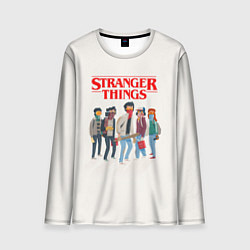 Лонгслив мужской Stranger Things Friends, цвет: 3D-принт