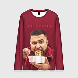 Лонгслив мужской Jah Khalib: Eat Wok, цвет: 3D-принт