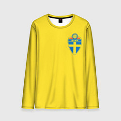 Лонгслив мужской Сборная Швеции, цвет: 3D-принт
