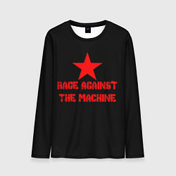Мужской лонгслив Rage Against the Machine - red star
