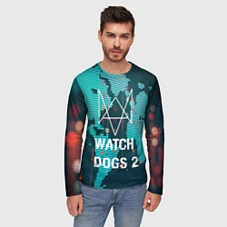 Лонгслив мужской Watch Dogs 2: Network Hack, цвет: 3D-принт — фото 2