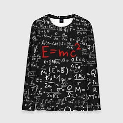 Лонгслив мужской E=mc2, цвет: 3D-принт