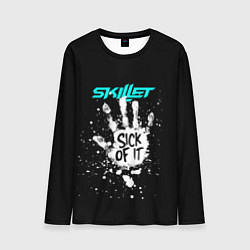 Лонгслив мужской Skillet: Sick of it, цвет: 3D-принт