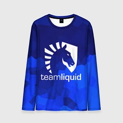 Лонгслив мужской Team Liquid: Polygons, цвет: 3D-принт