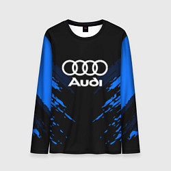 Лонгслив мужской Audi: Blue Anger, цвет: 3D-принт
